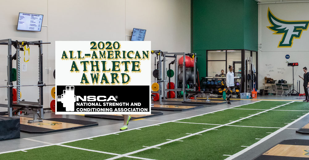 Nine Student-Athletes Receive the NSCA 2020 All-American Athlete Award