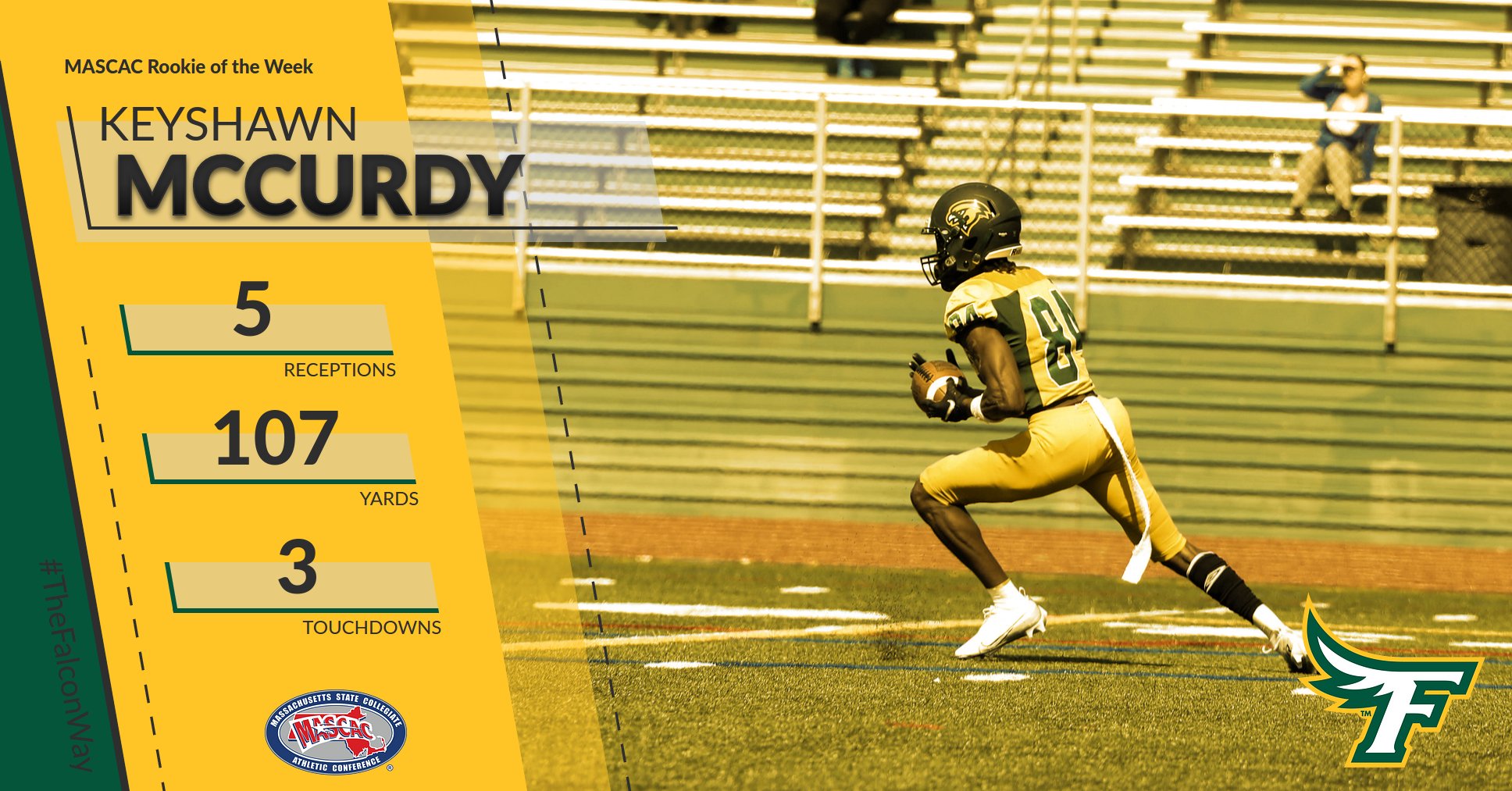 McCurdy Selected MASCAC Co-Rookie Of The Week
