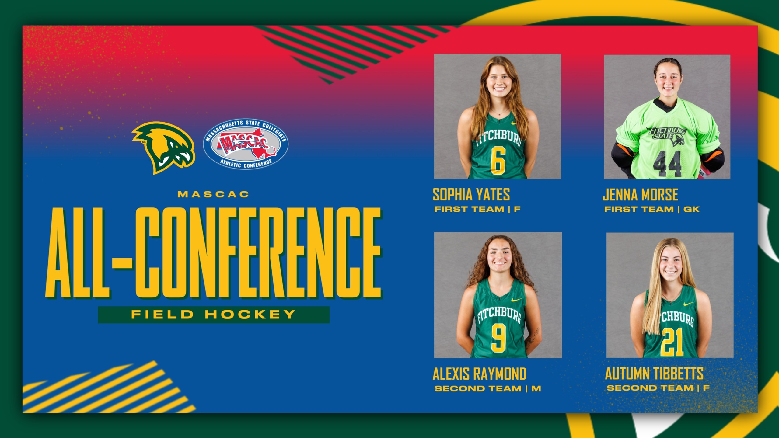 Four Falcons Named To MASCAC All-Conference Teams
