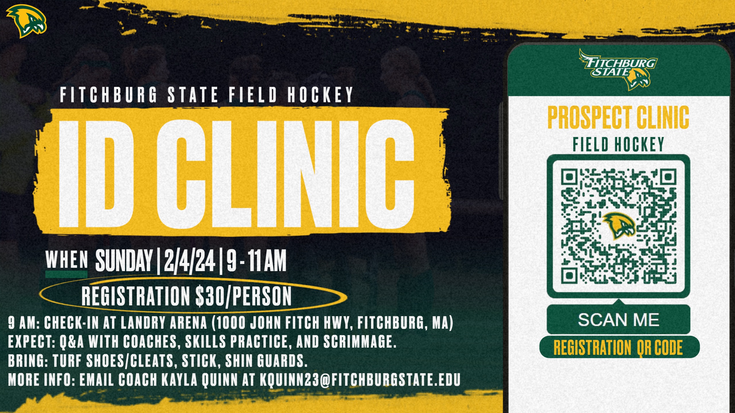 Field Hockey Releases Winter ID Clinic