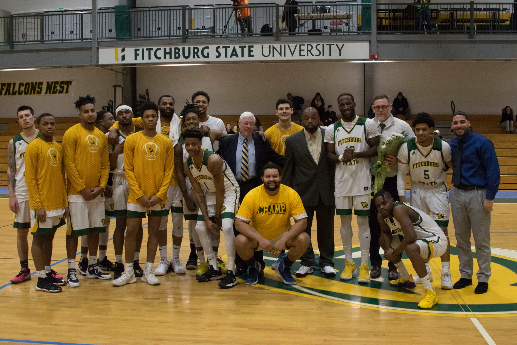 Falcons Downed by Owls on Senior Night, 82-77