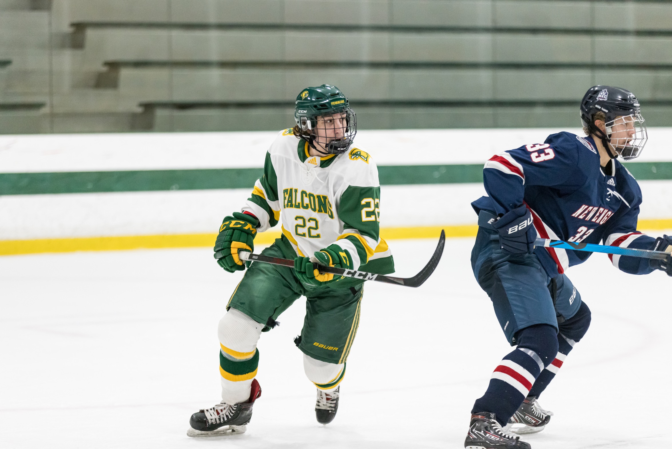 Ice Hockey Downs Vikings In Mascac Action