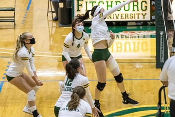 Volleyball Swept in Tri-Match with Rams and Engineers