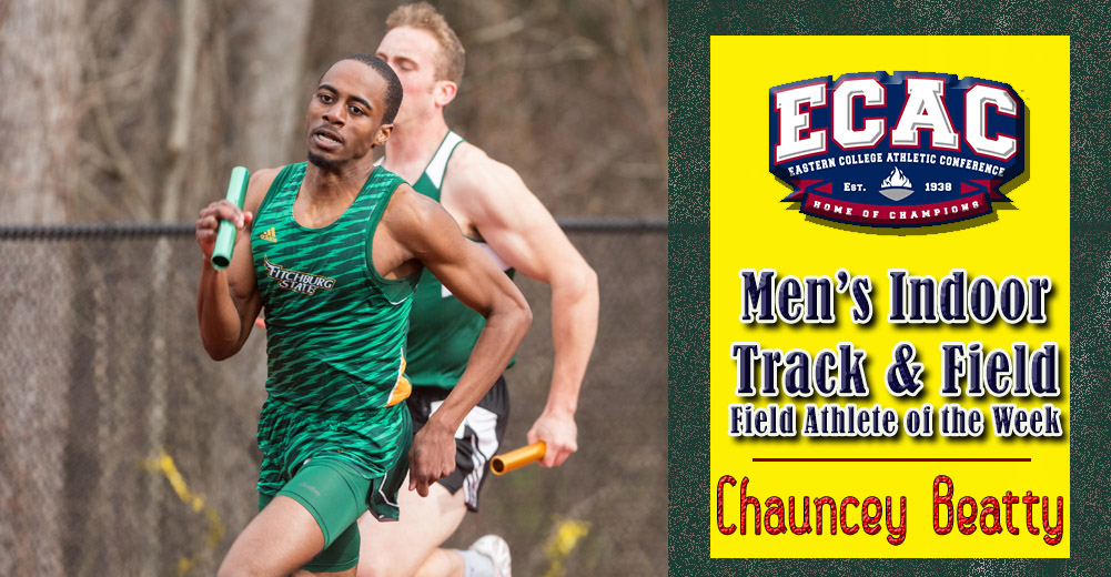 Beatty Selected ECAC DIII NE Men’s Indoor Track Athlete Of The Week