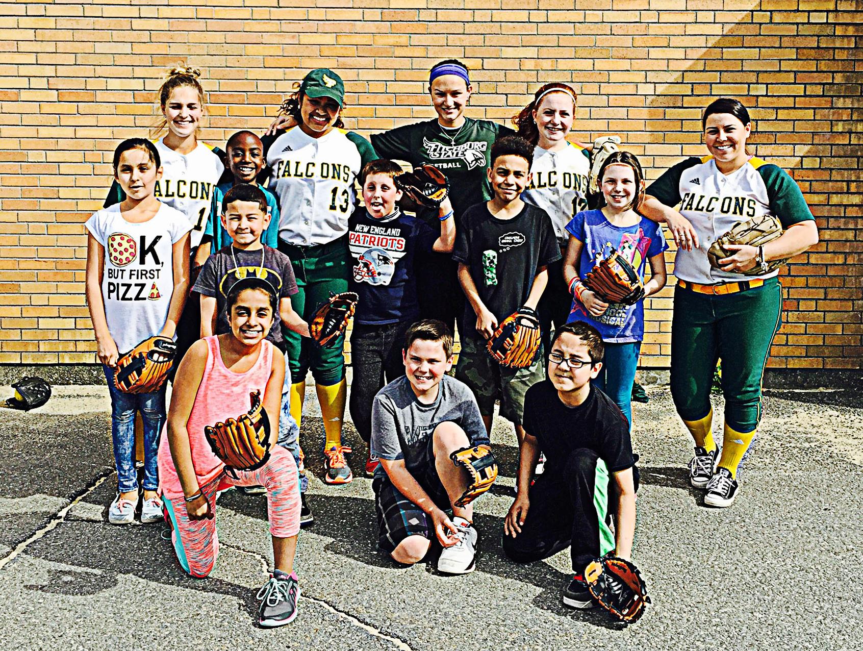 Softball Teams Up With The Community