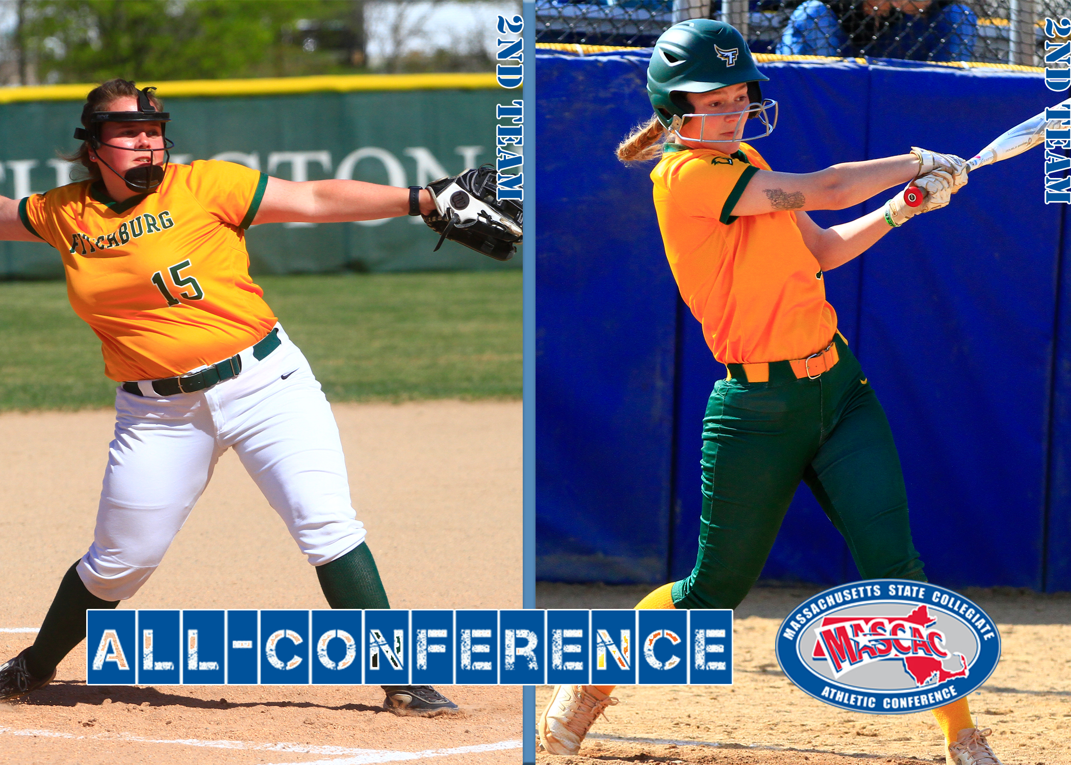 Two Falcons Collect MASCAC Softball All-Conference Honors