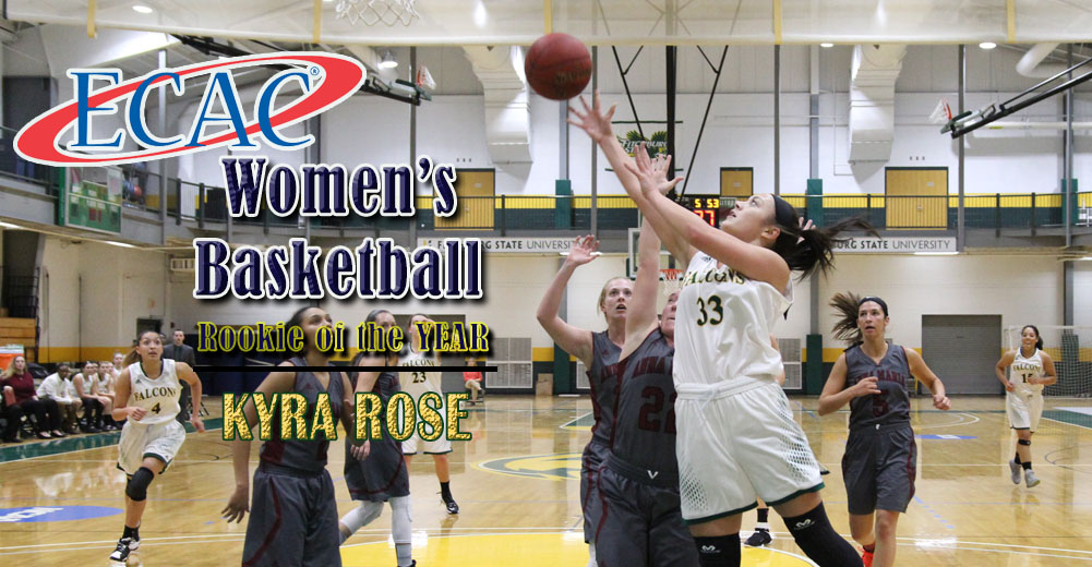 Rose Named ECAC DIII New England and Worcester Area College Basketball Association Rookie Of The Year