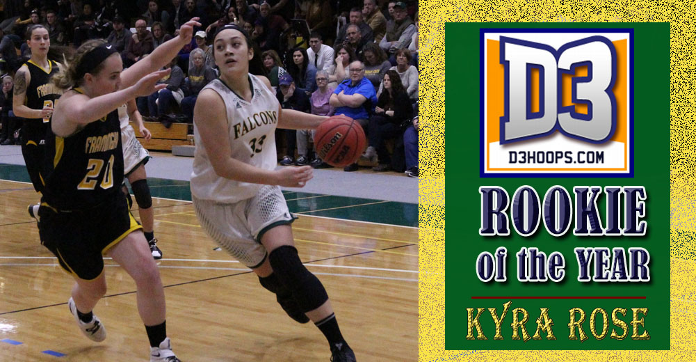 Rose Collects D3 Hoops.com All-Northeast Region And New England Women's Basketball Associaton Rookie Of The Year Honors