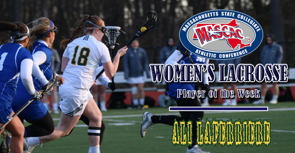 Laferriere Selected MASCAC Woman’s Lacrosse Player Of The Week
