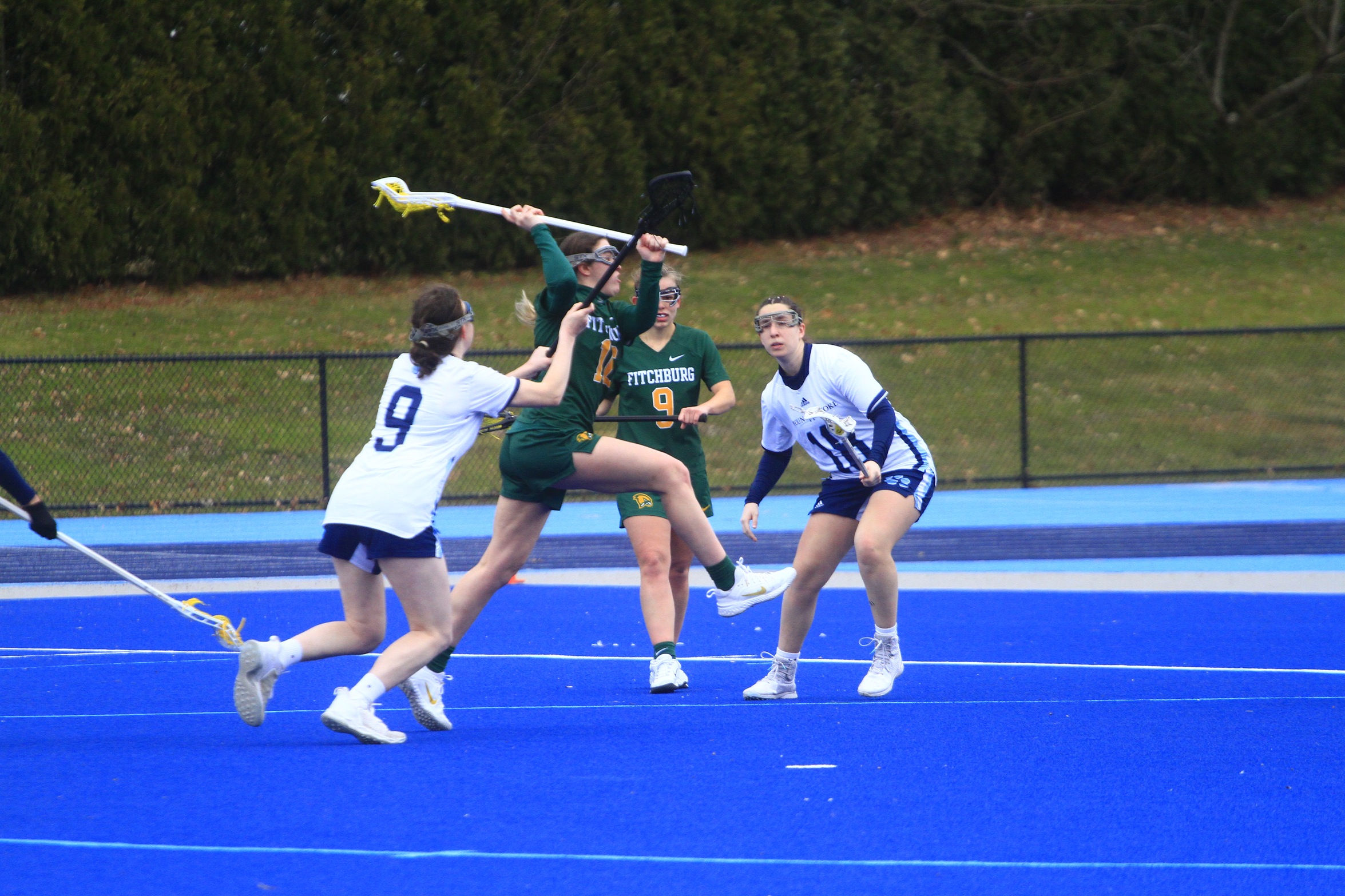 Women's Lacrosse Falls in High Scoring Bout with Maine Maritime