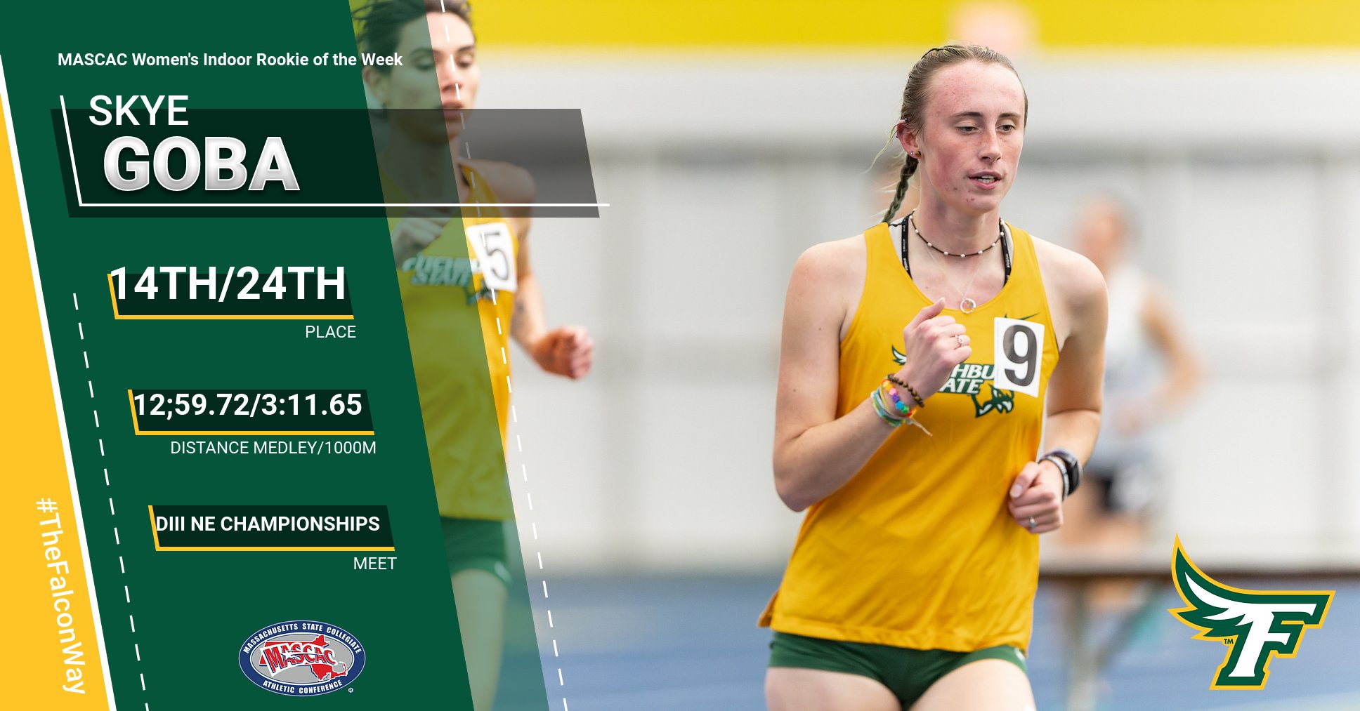 Goba Selected Women’s Indoor Track Rookie of the Week