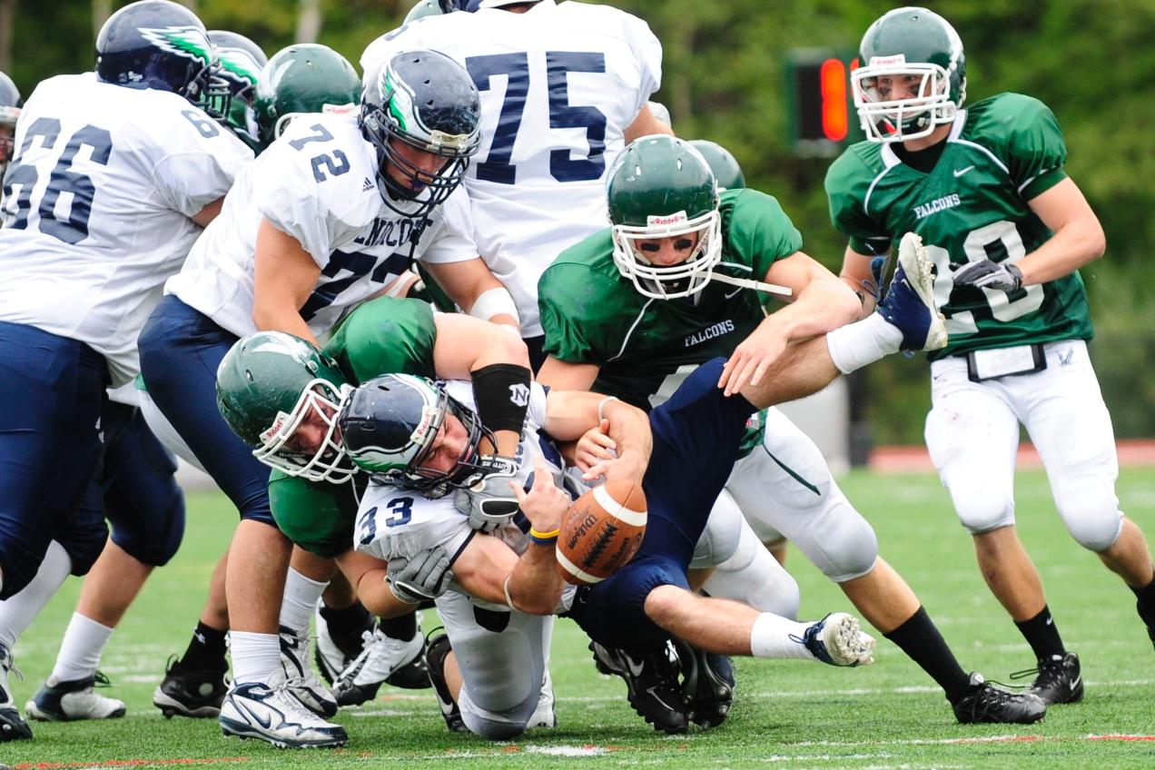 Curry Takes Down Fitchburg State, 49-14
