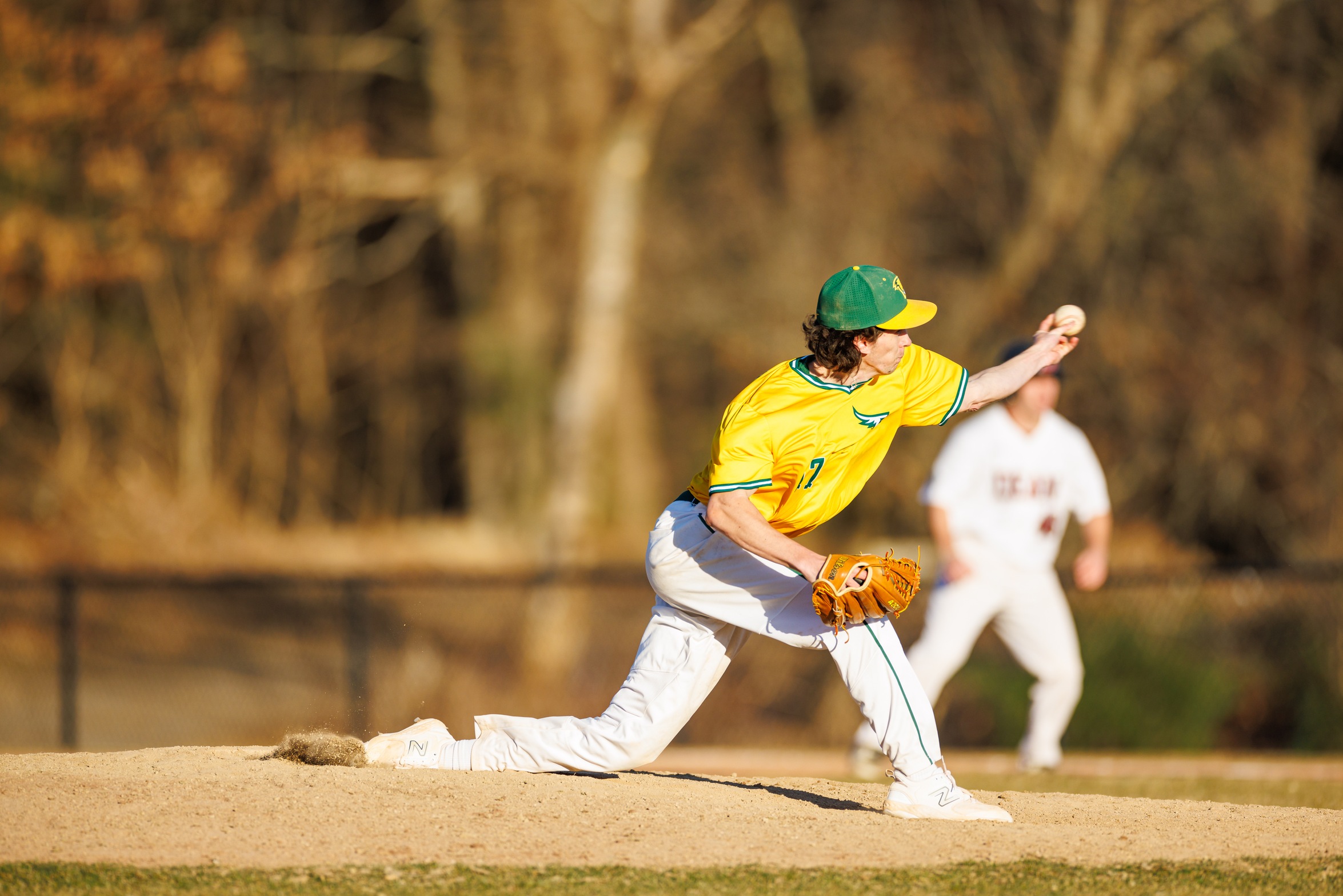 Bickford Throws Five Shutout Innings in Opening Day Win for Baseball