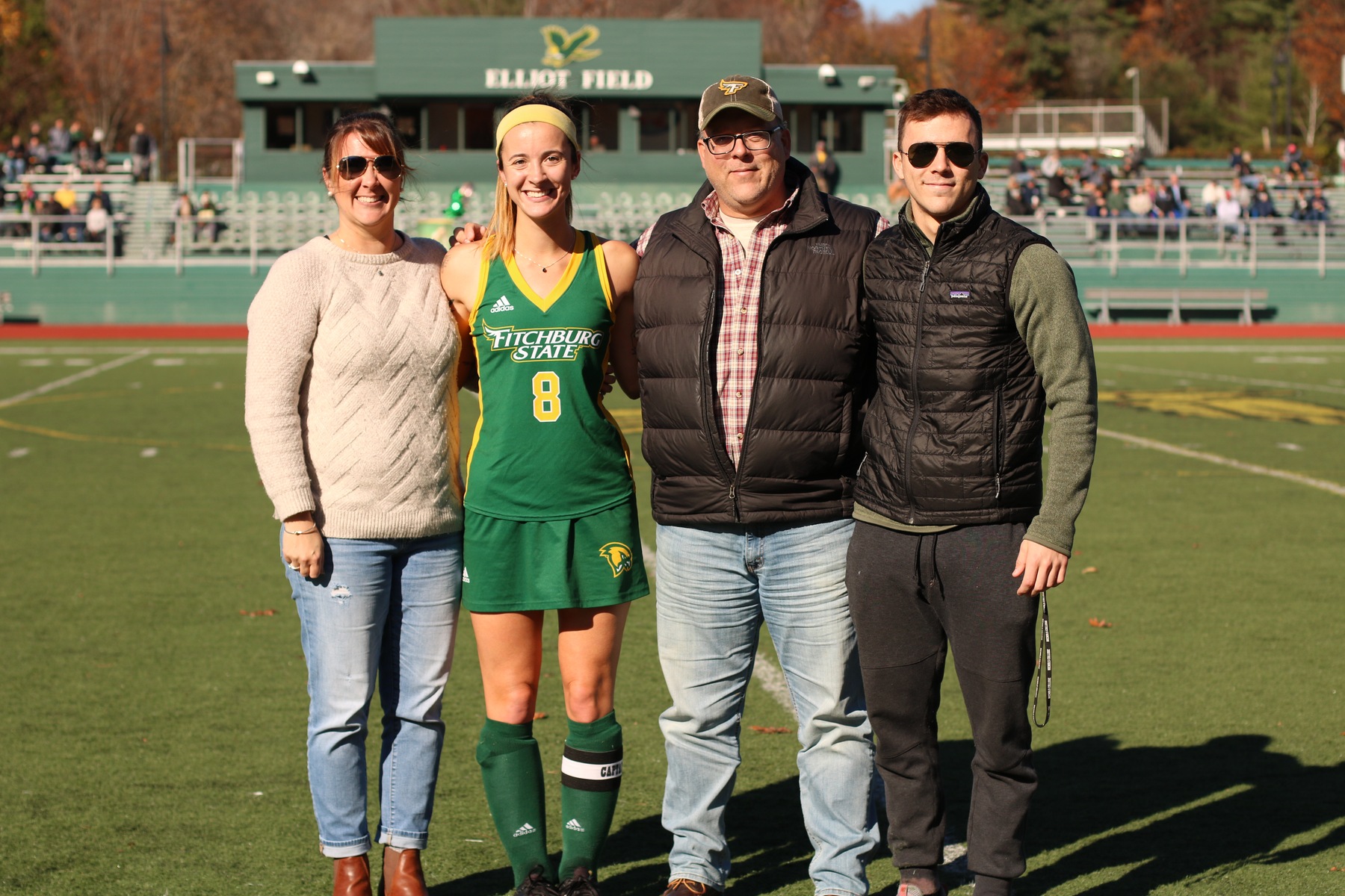 Falcons Edged By Warriors, 2-0 On Senior Day