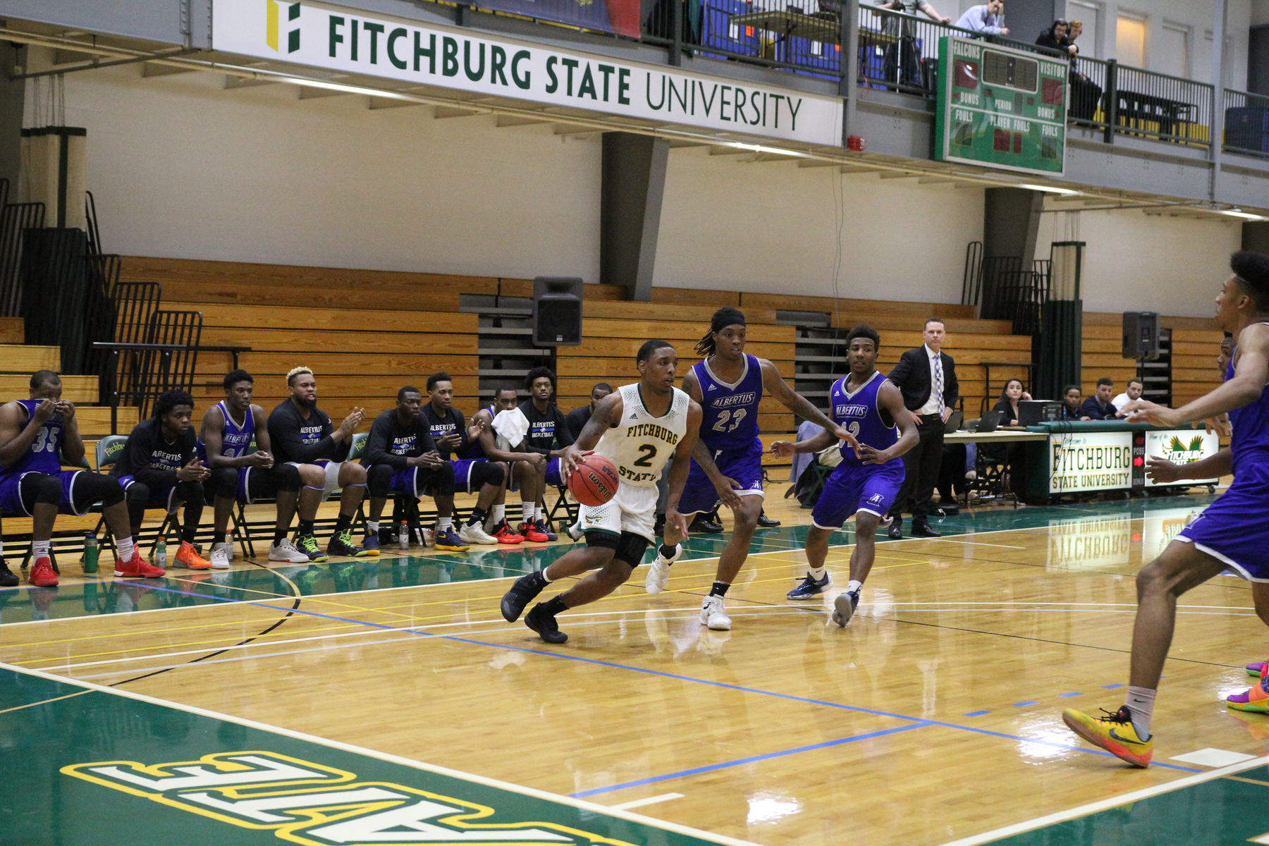 Fitchburg State Claws Past MCLA, 101-66