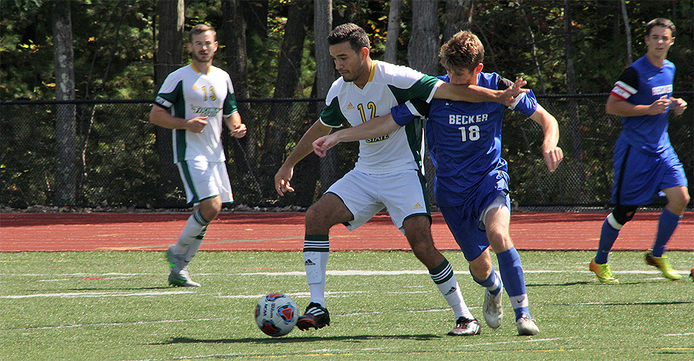 Falcons Rally Past Becker, 2-0