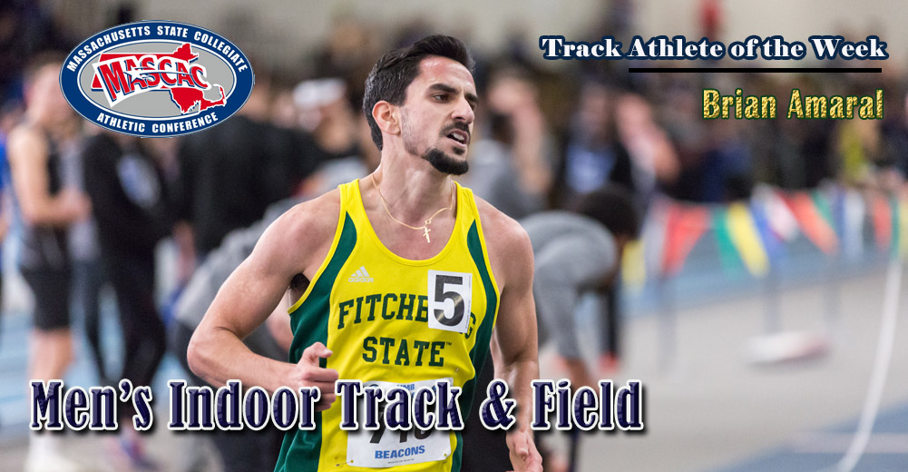 Amaral Selected MASCAC Indoor Track Athlete Of The Week