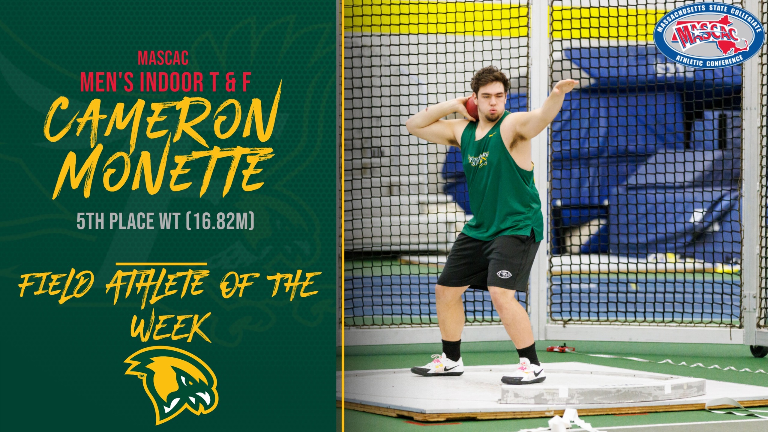 Monette Selected MASCAC Field Athlete Of The Week