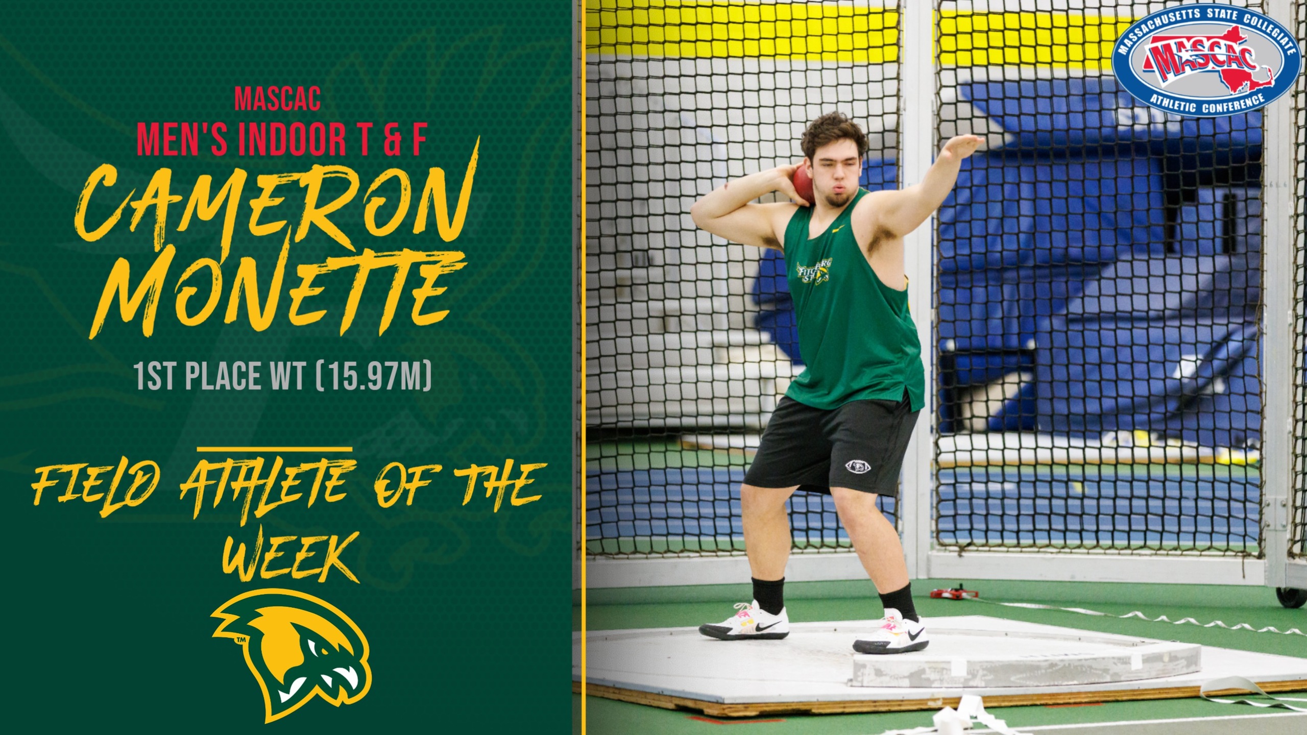 Monette Named MASCAC Field Athlete Of The Week