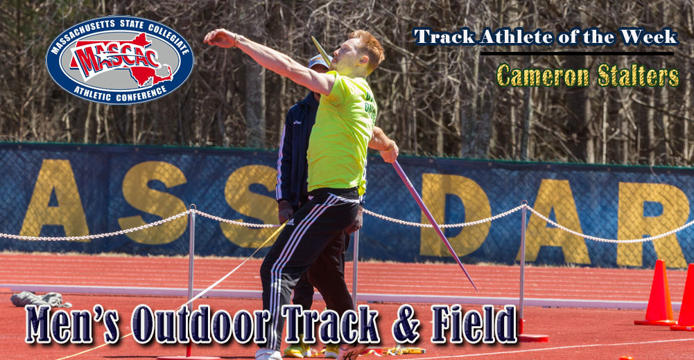 Stalters Named MASCAC And ECAC DIII NE Men’s Outdoor Field Athlete Of The Week