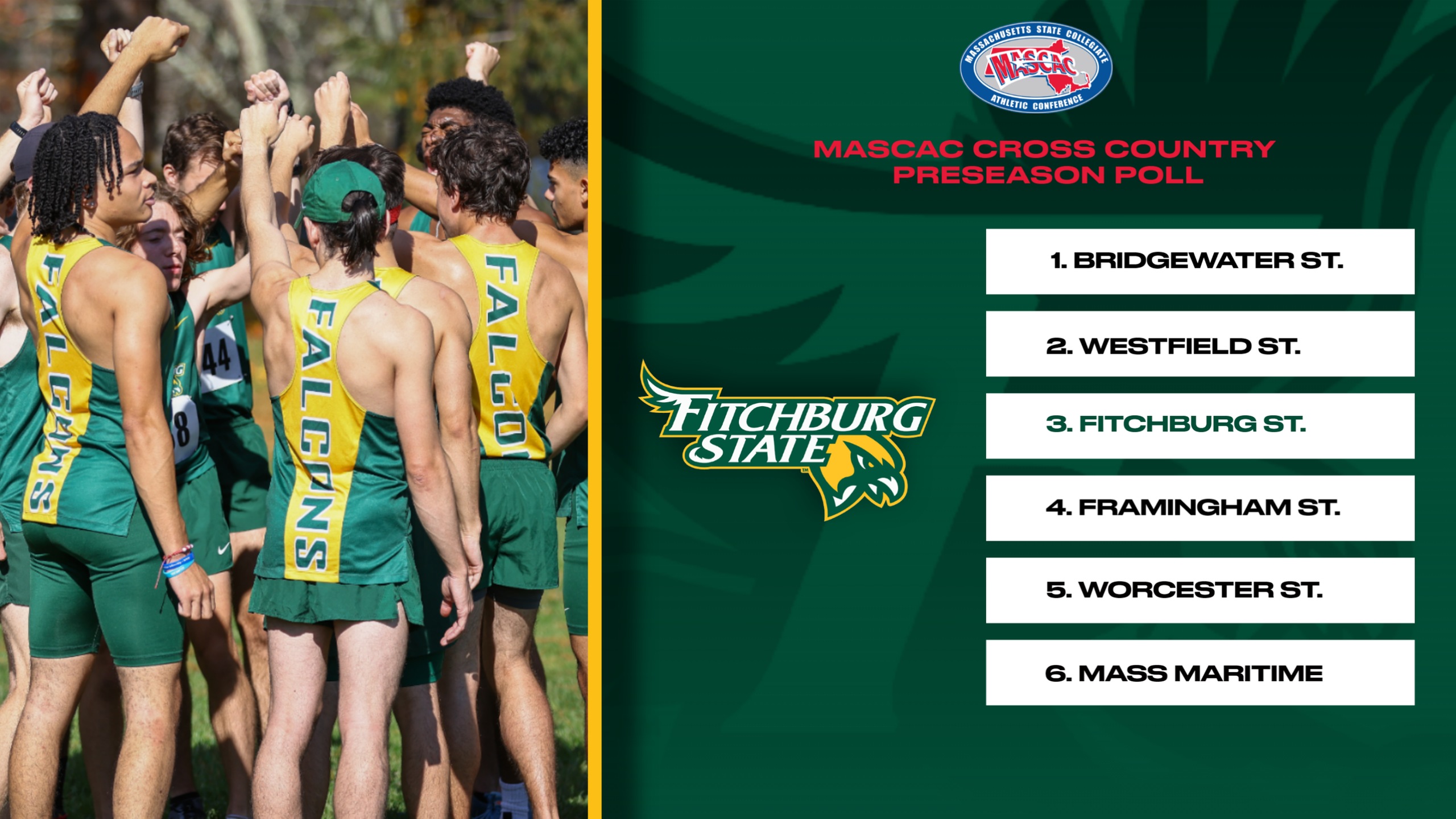 Men's Cross Country Picked Third in MASCAC Preseason Poll