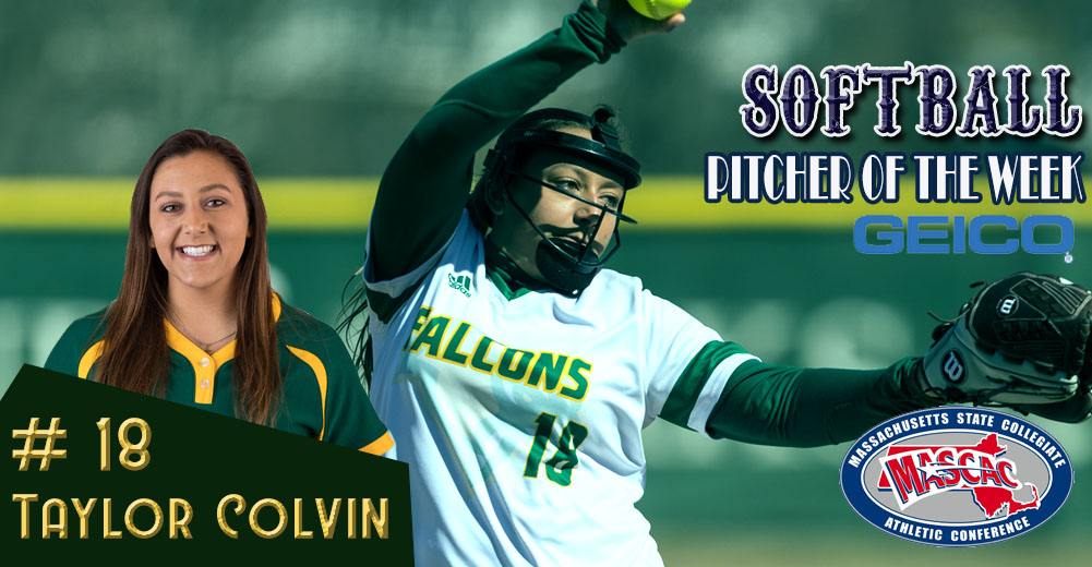 Colvin Earns MASCAC Softball Pitcher Of The Week Accolades