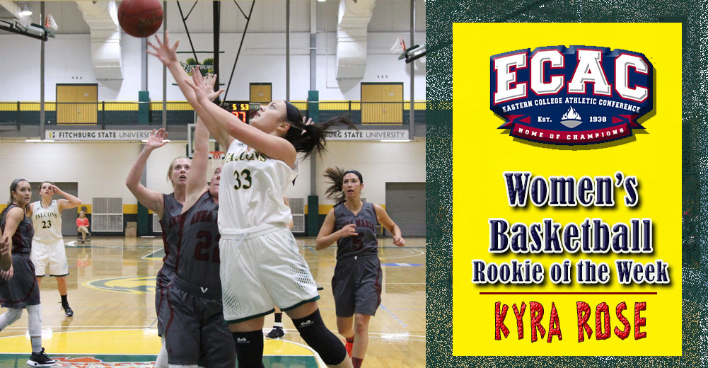 Rose Collects ECAC DIII NE Women’s Basketball Rookie of the Week Honors