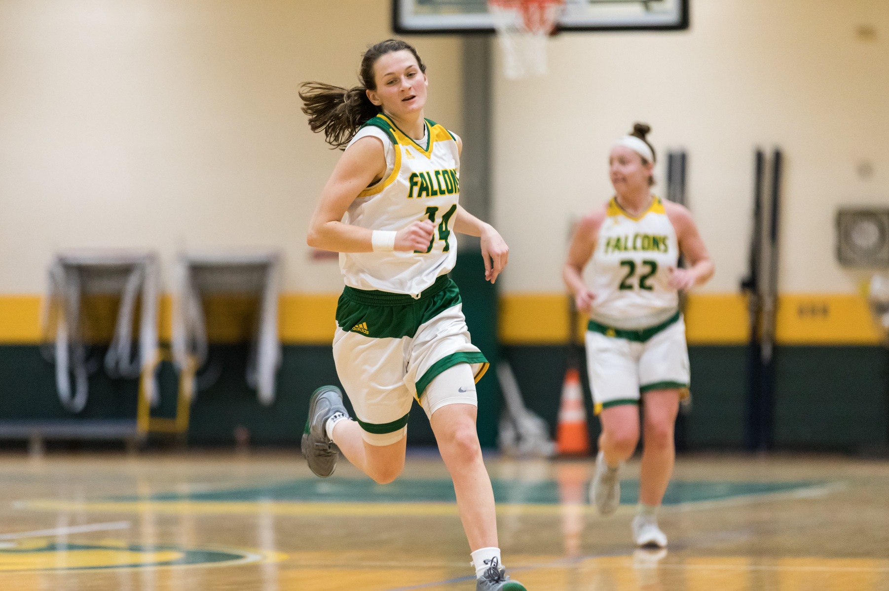    Falcons Fall to Trailblazers in MASCAC action, 74-56