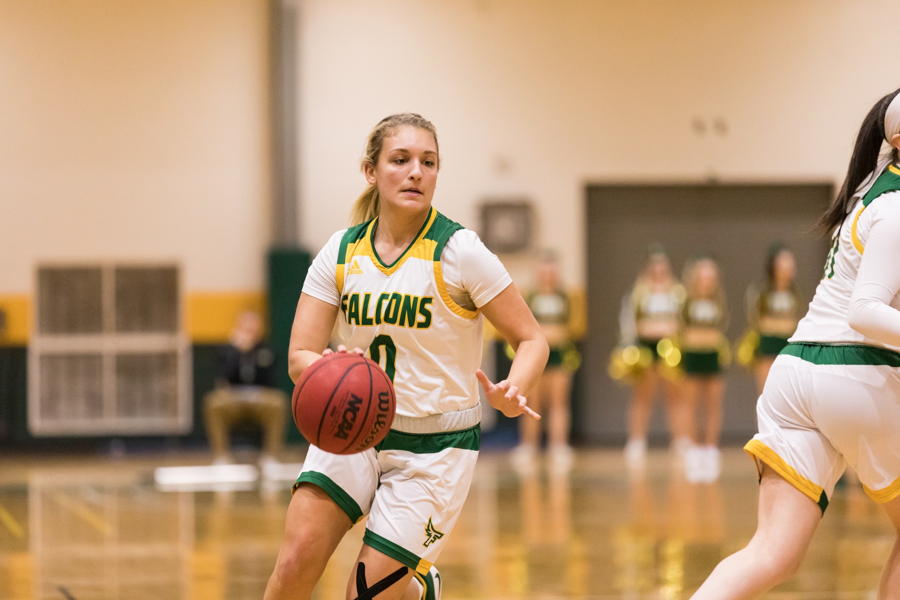 Falcons Fall To Lancers, 64-44