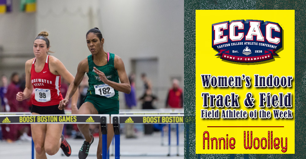 Woolley Named ECAC DIII NE Women’s Indoor Track Athlete Of The Week