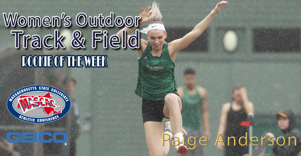 Anderson Named MASCAC Women’s Outdoor Track Rookie Of The Week