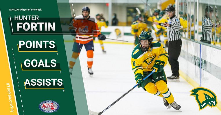 Fortin Named MASCAC Ice Hockey Player Of The Week