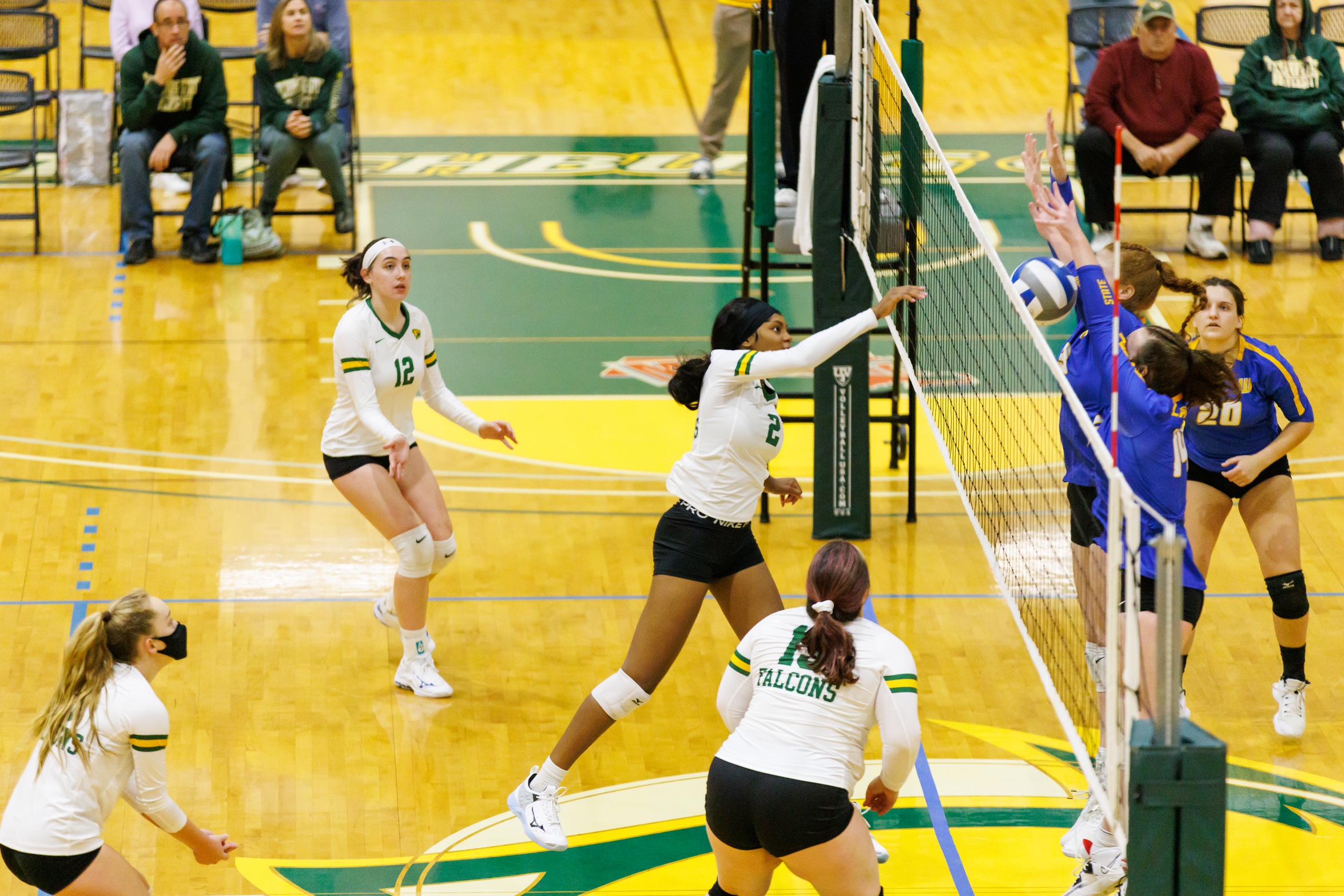 Falcons Drop Straight Set Decision To Trailblazers In Conference Action
